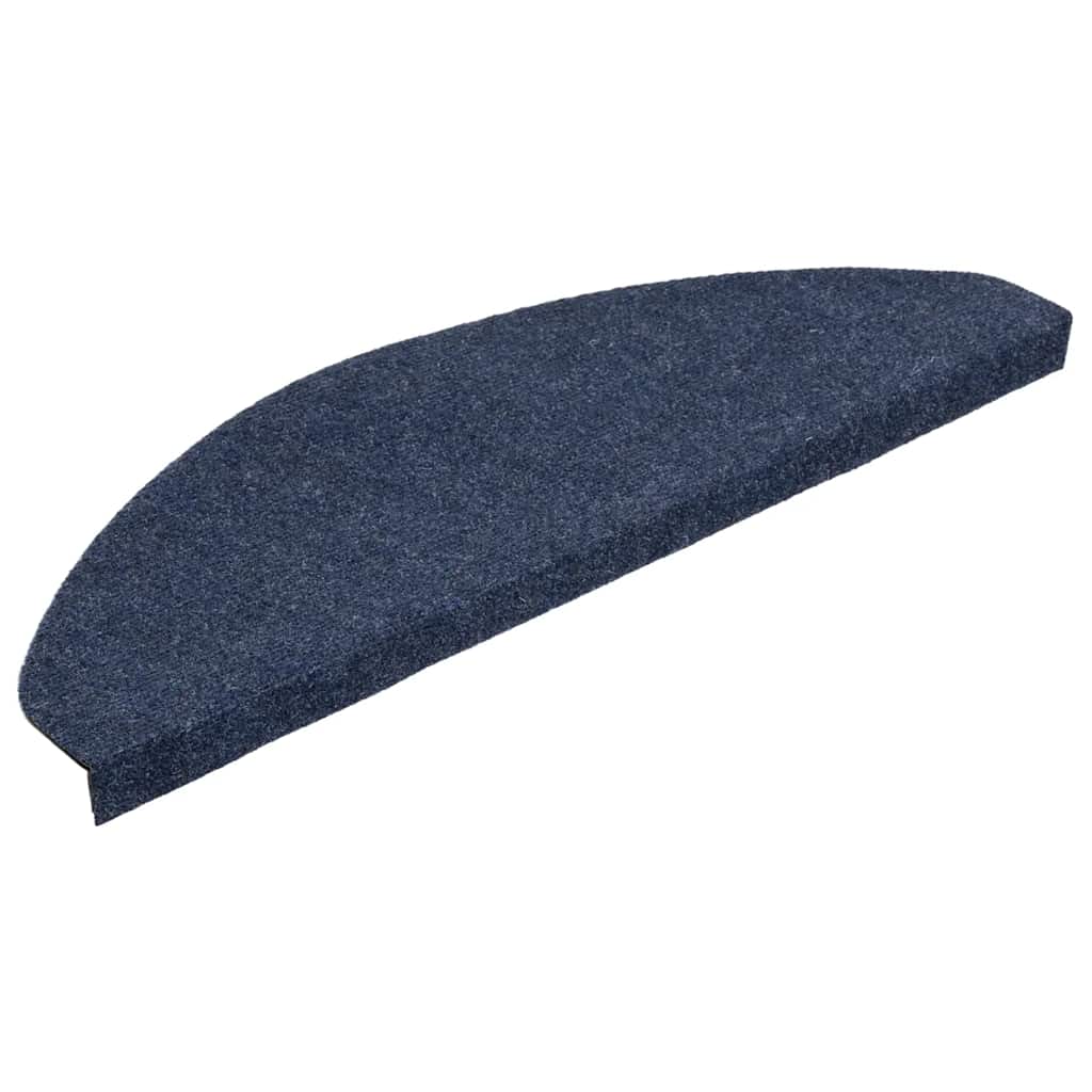 Samoljepljivi otirači za stepenice 15 kom 65x22,5x3,5 cm plavi