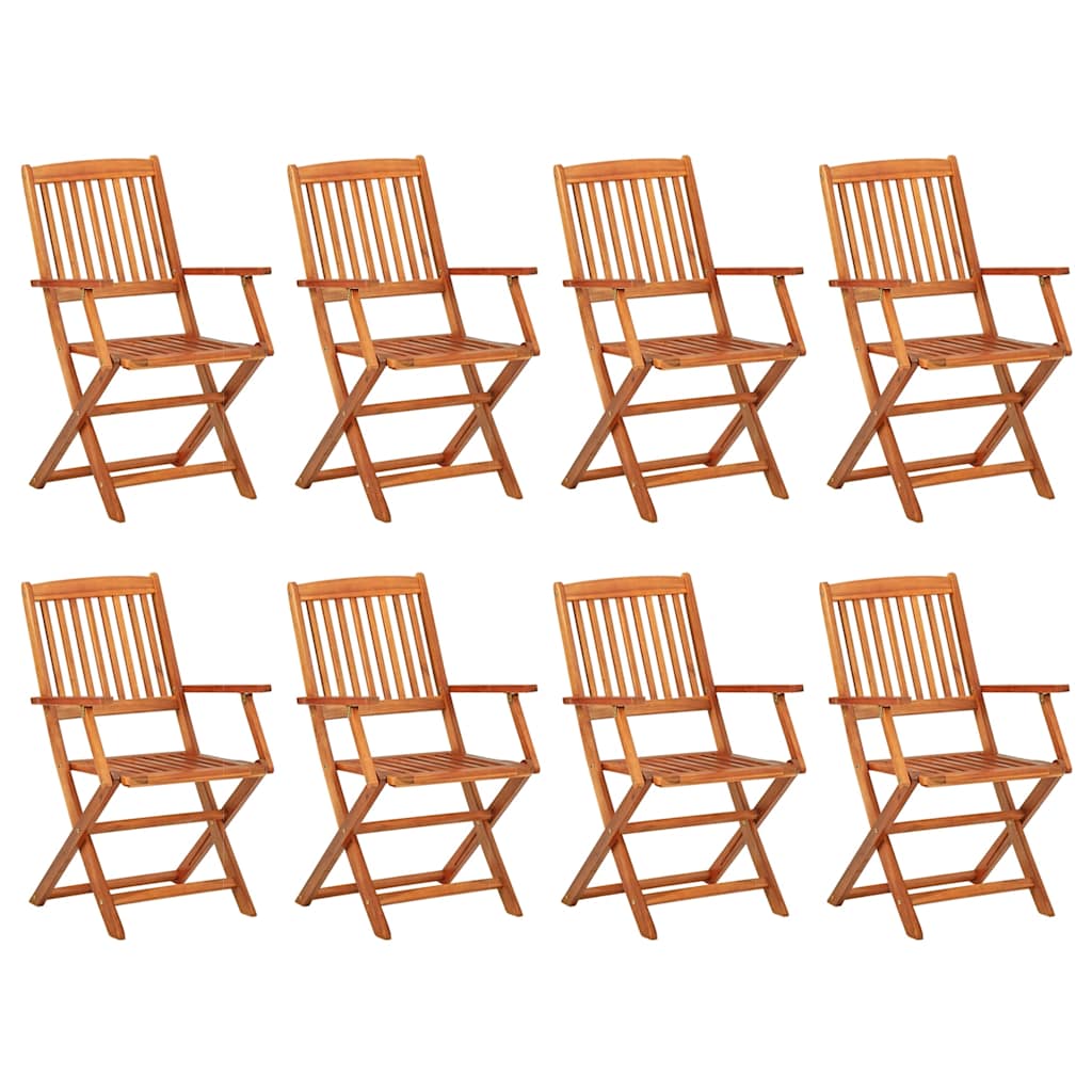 9-dijelni vrtni blagovaonski set 220x90x75 cm bagremovog drva