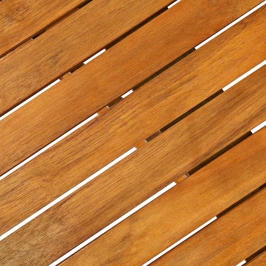 9-dijelni vrtni blagovaonski set 220x90x75 cm bagremovog drva