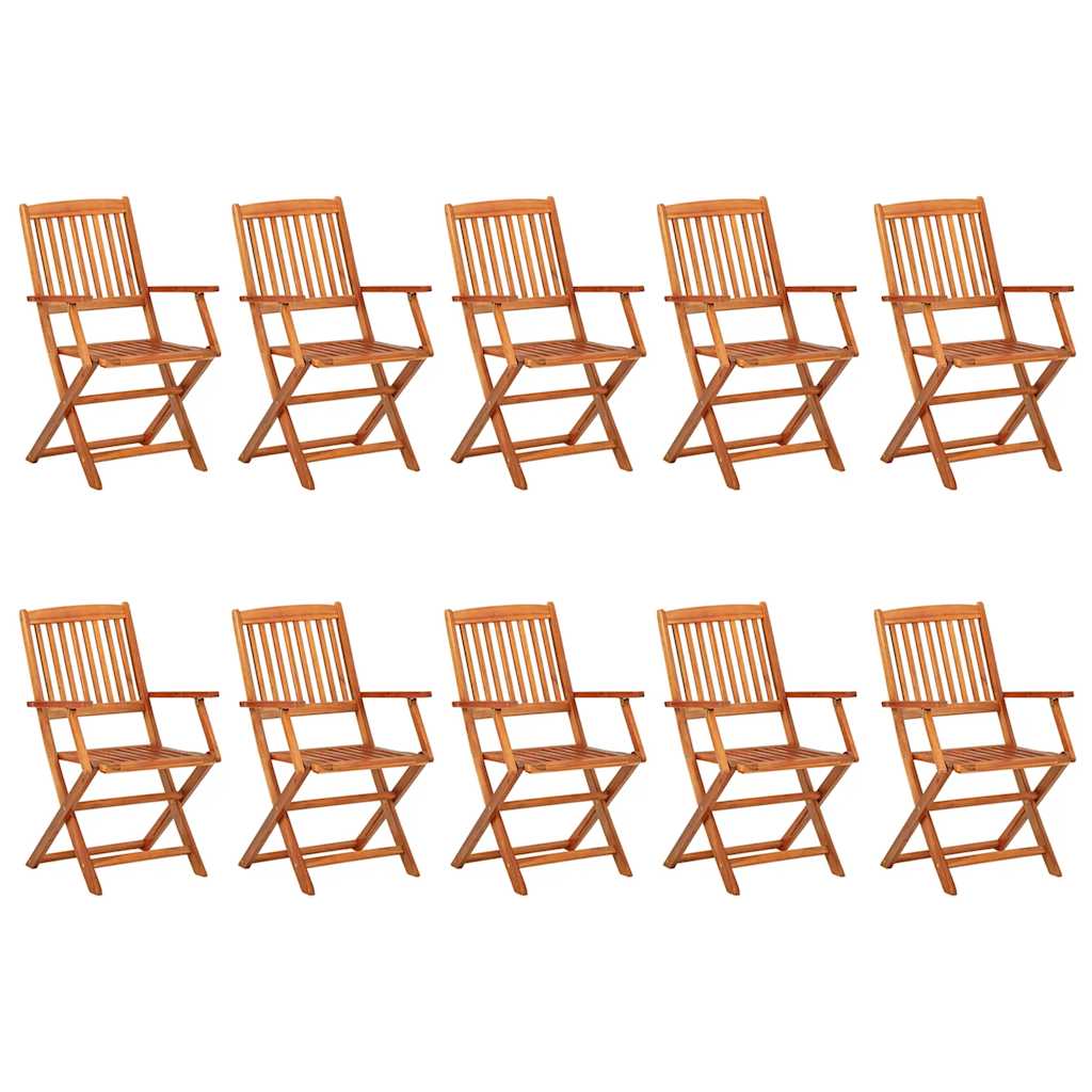 11-dijelni vrtni blagovaonski set 280x90x75 cm bagremovog drva