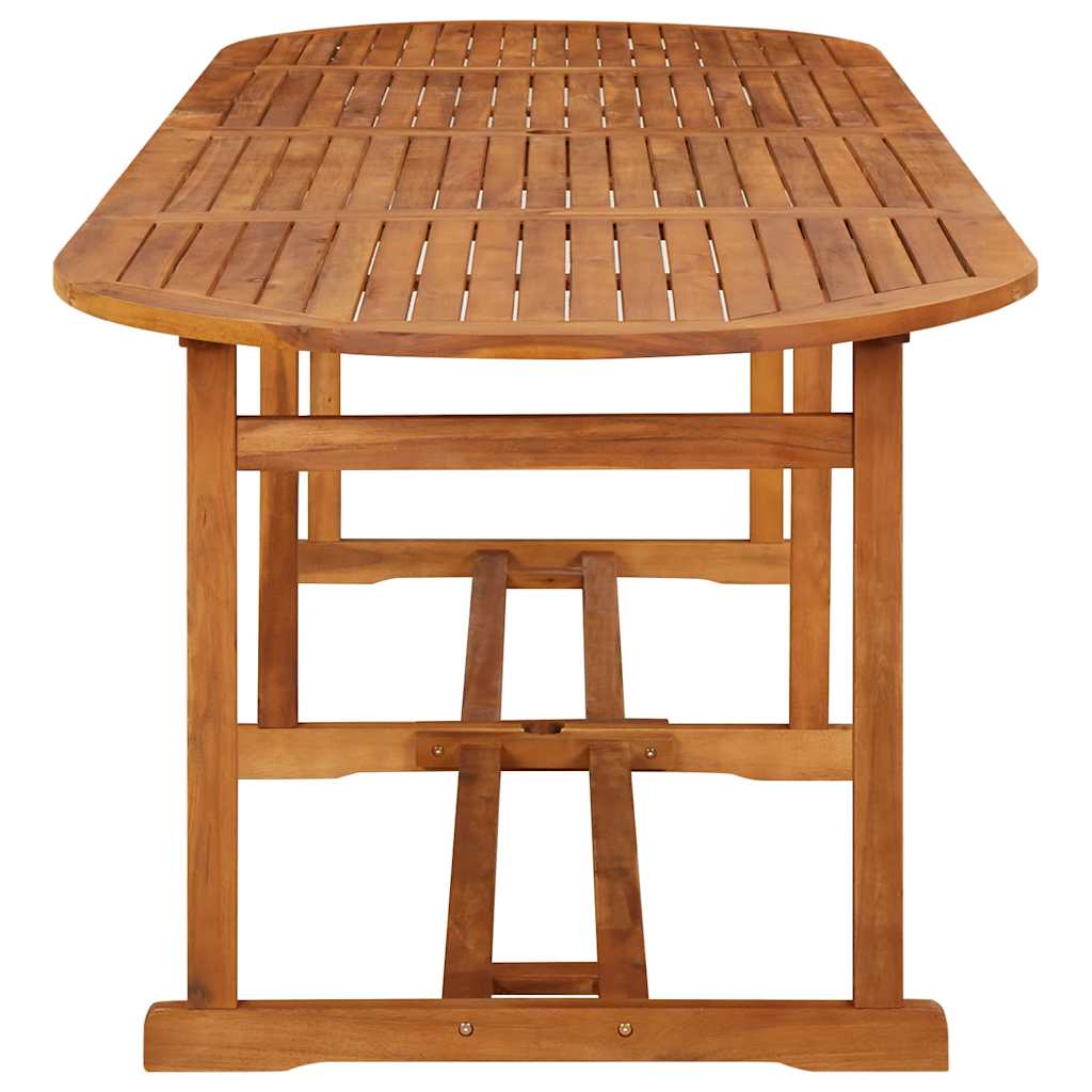 11-dijelni vrtni blagovaonski set 280x90x75 cm bagremovog drva