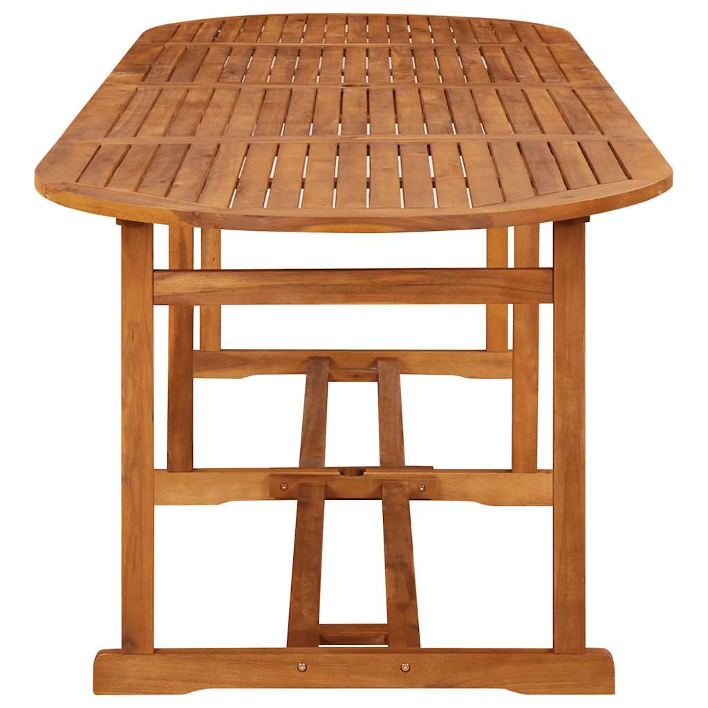 11-dijelni vrtni blagovaonski set 280x90x75 cm bagremovog drva