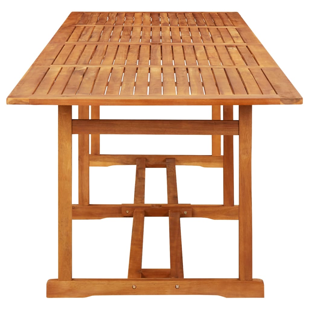 11-dijelni vrtni blagovaonski set 280x90x75 cm bagremovog drva