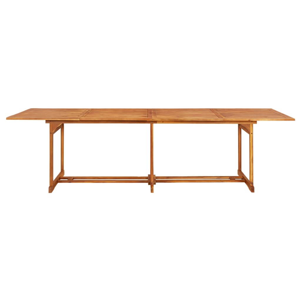 11-dijelni vrtni blagovaonski set 280x90x75 cm bagremovog drva