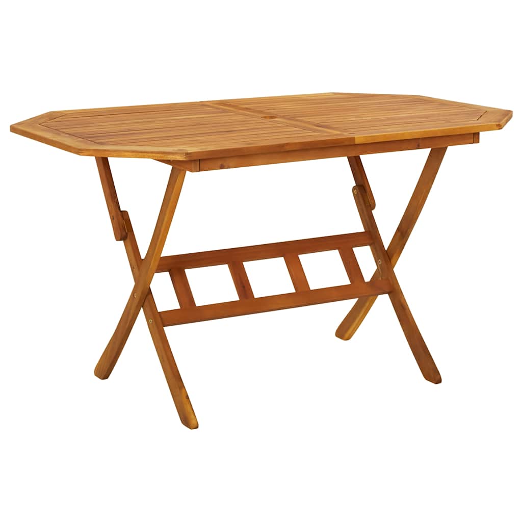5-dijelni vrtni blagovaonski set od masivnog bagremovog drva