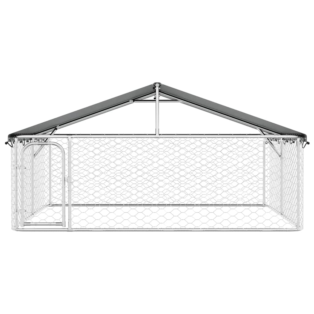 Vanjski kavez za pse s krovom 300 x 300 x 150 cm