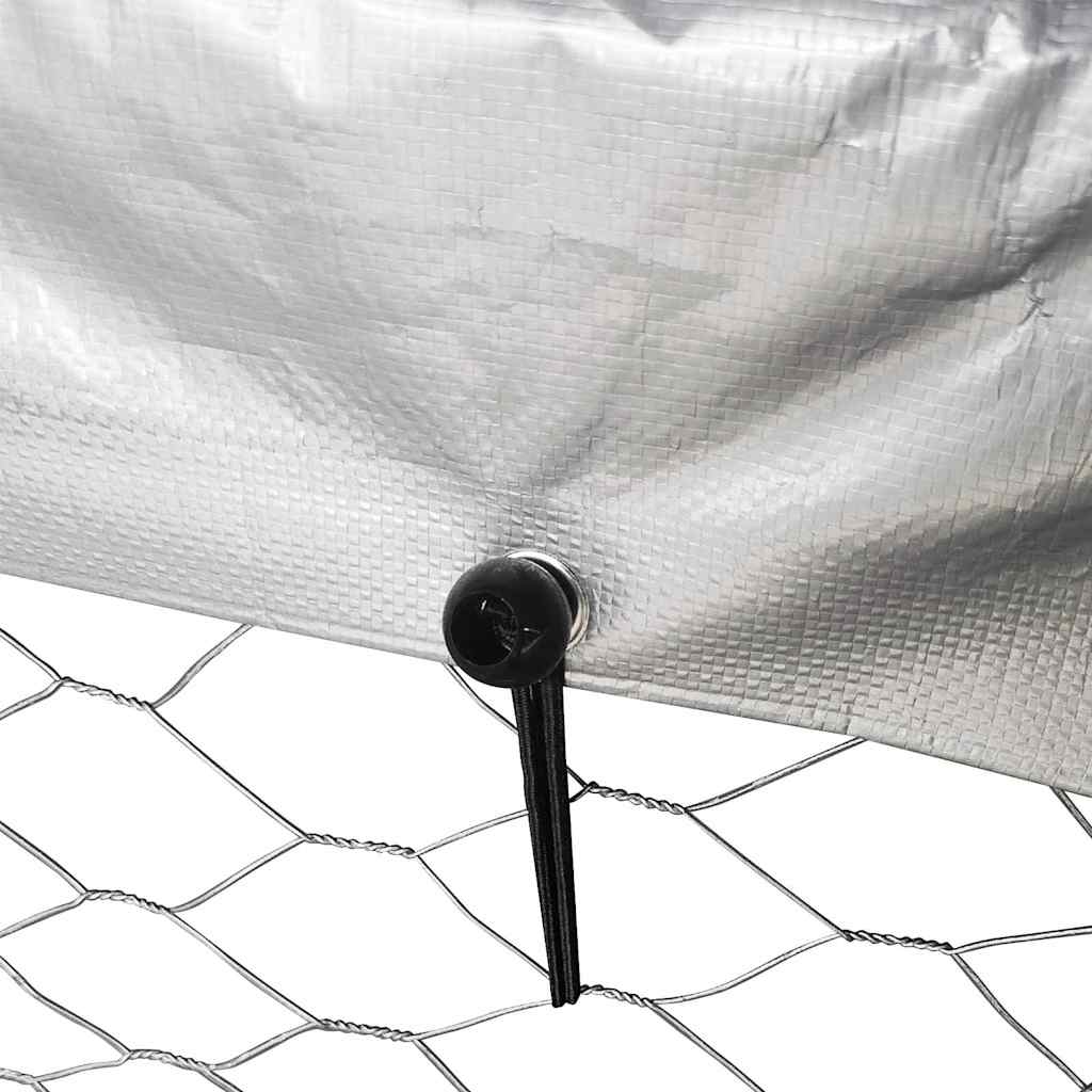Vanjski kavez za pse s krovom 300 x 300 x 150 cm
