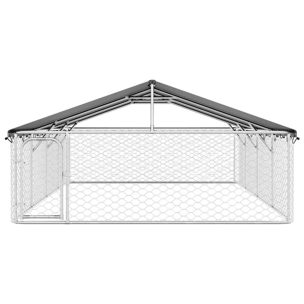 Vanjski kavez za pse s krovom 600 x 300 x 150 cm