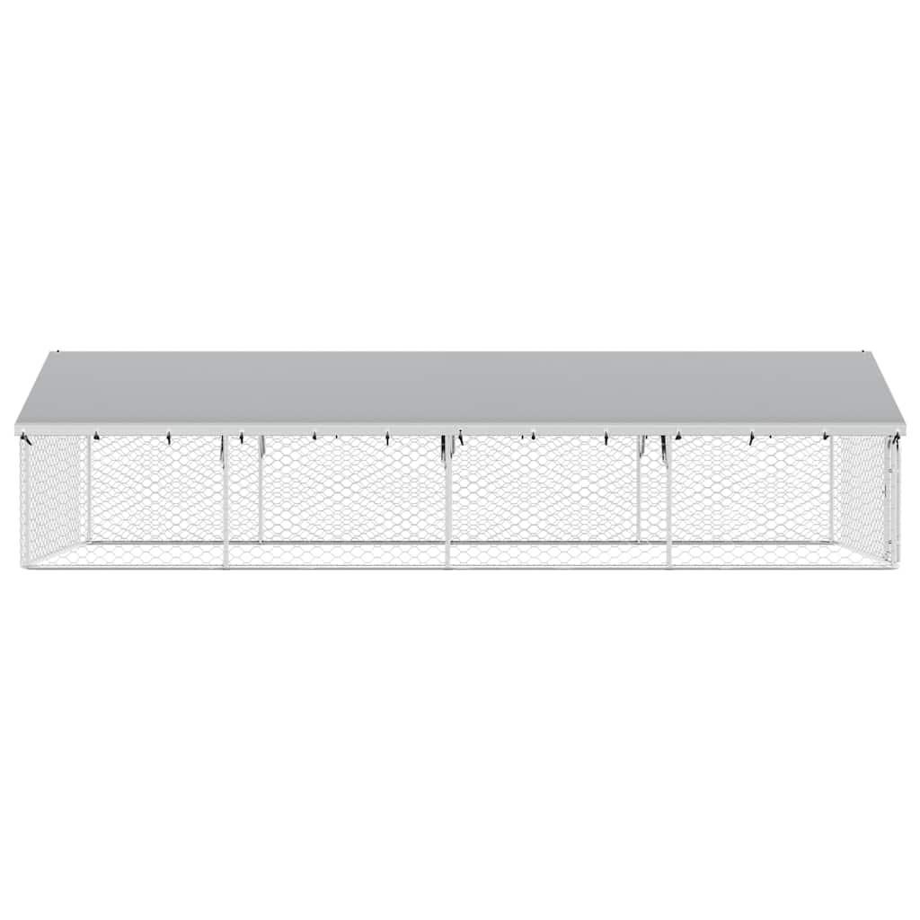 Vanjski kavez za pse s krovom 600 x 300 x 150 cm