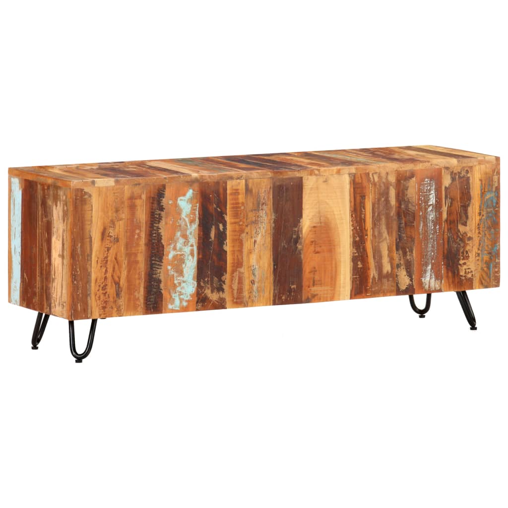 TV ormarić 110 x 30 x 40 cm od masivnog obnovljenog drva