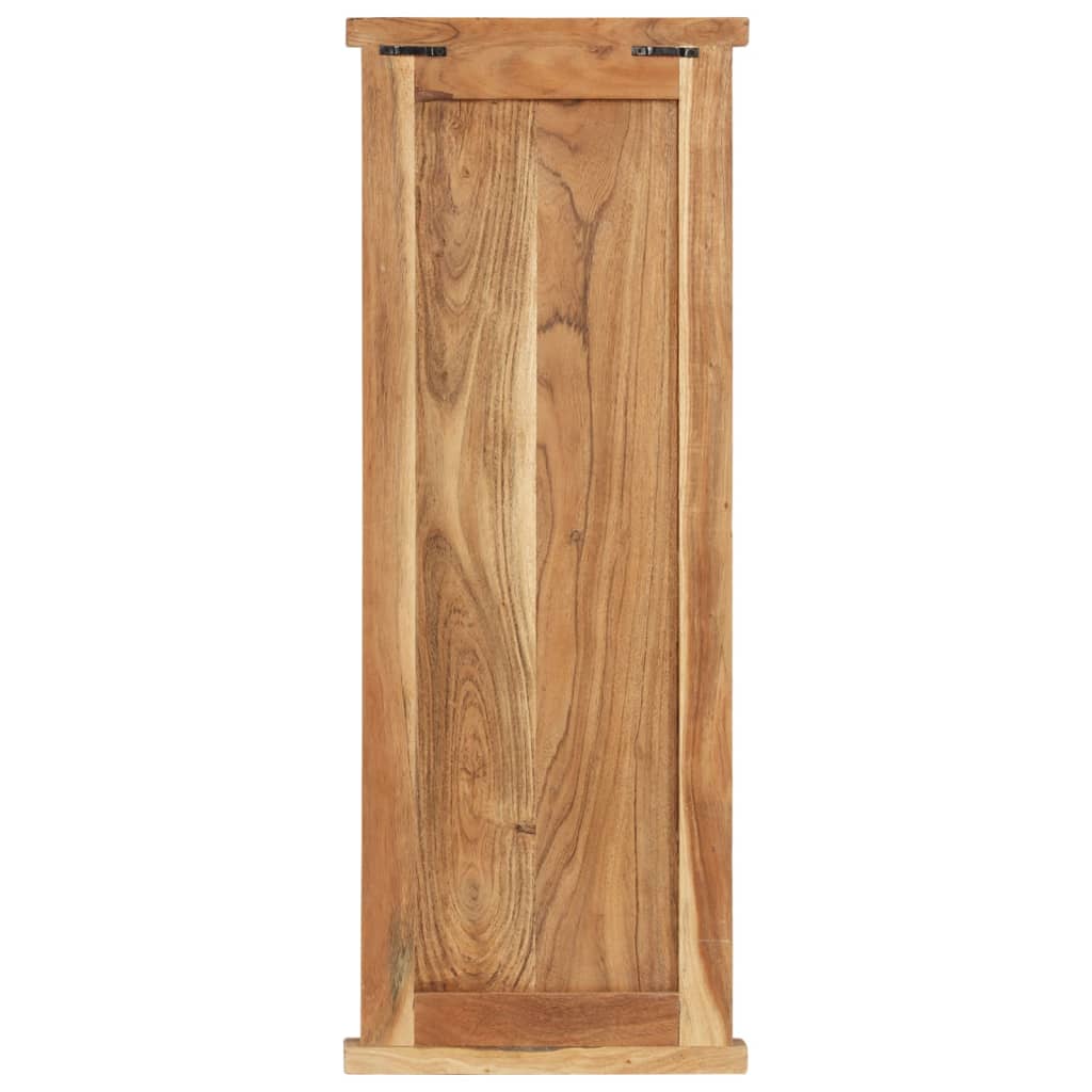 Vješalice za kapute 2 kom od masivnog bagremovog drva 38x100 cm