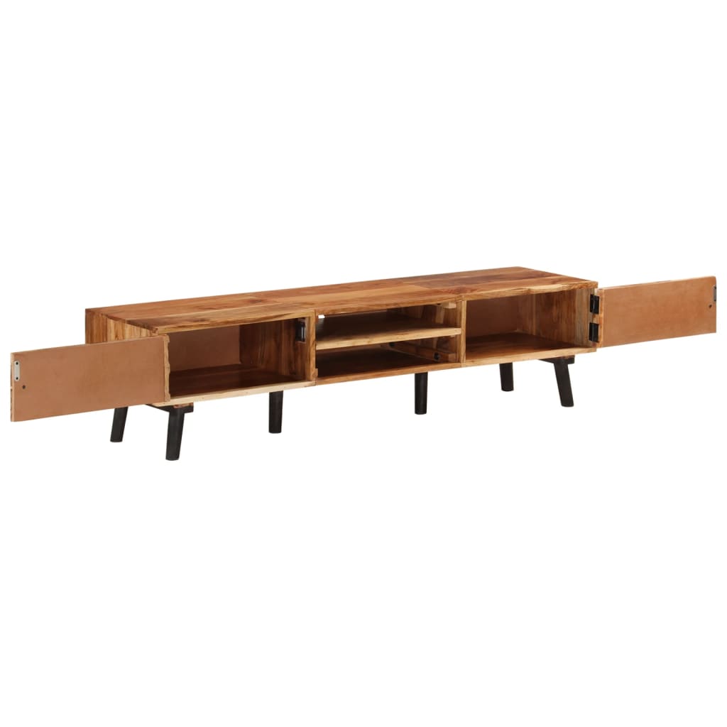 TV ormarić 145 x 35 x 35 cm od masivnog bagremovog drva