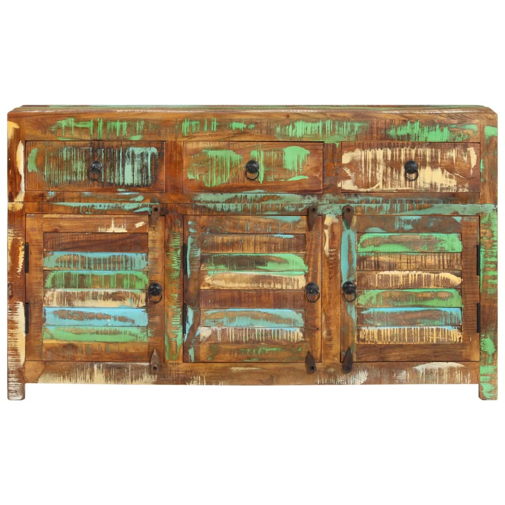 Komoda od masivnog obnovljenog drva 110 x 30 x 65 cm