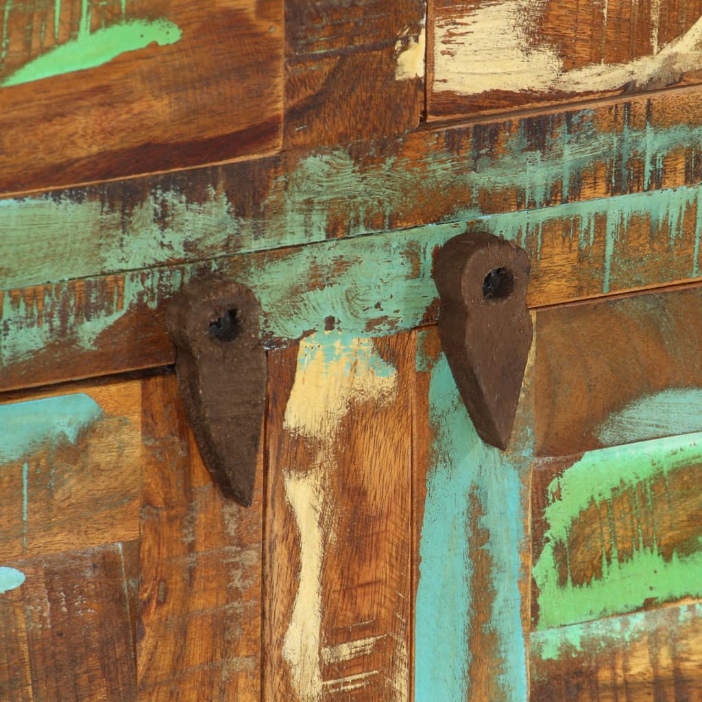 Komoda od masivnog obnovljenog drva 110 x 30 x 65 cm