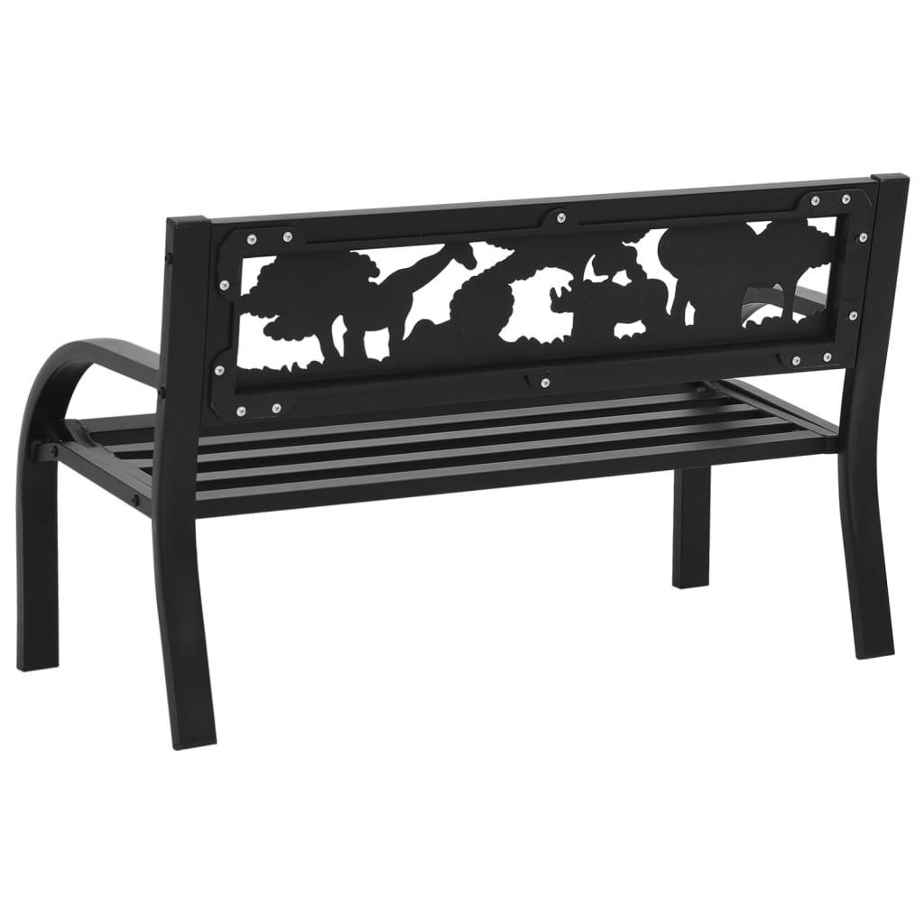Dječja vrtna klupa 86 cm čelična