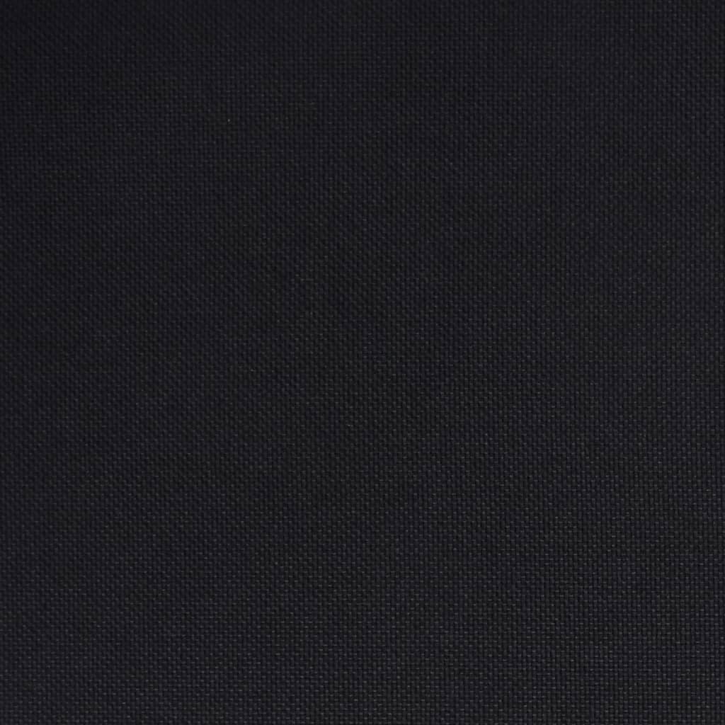 Okretna blagovaonska stolica od tkanine crna