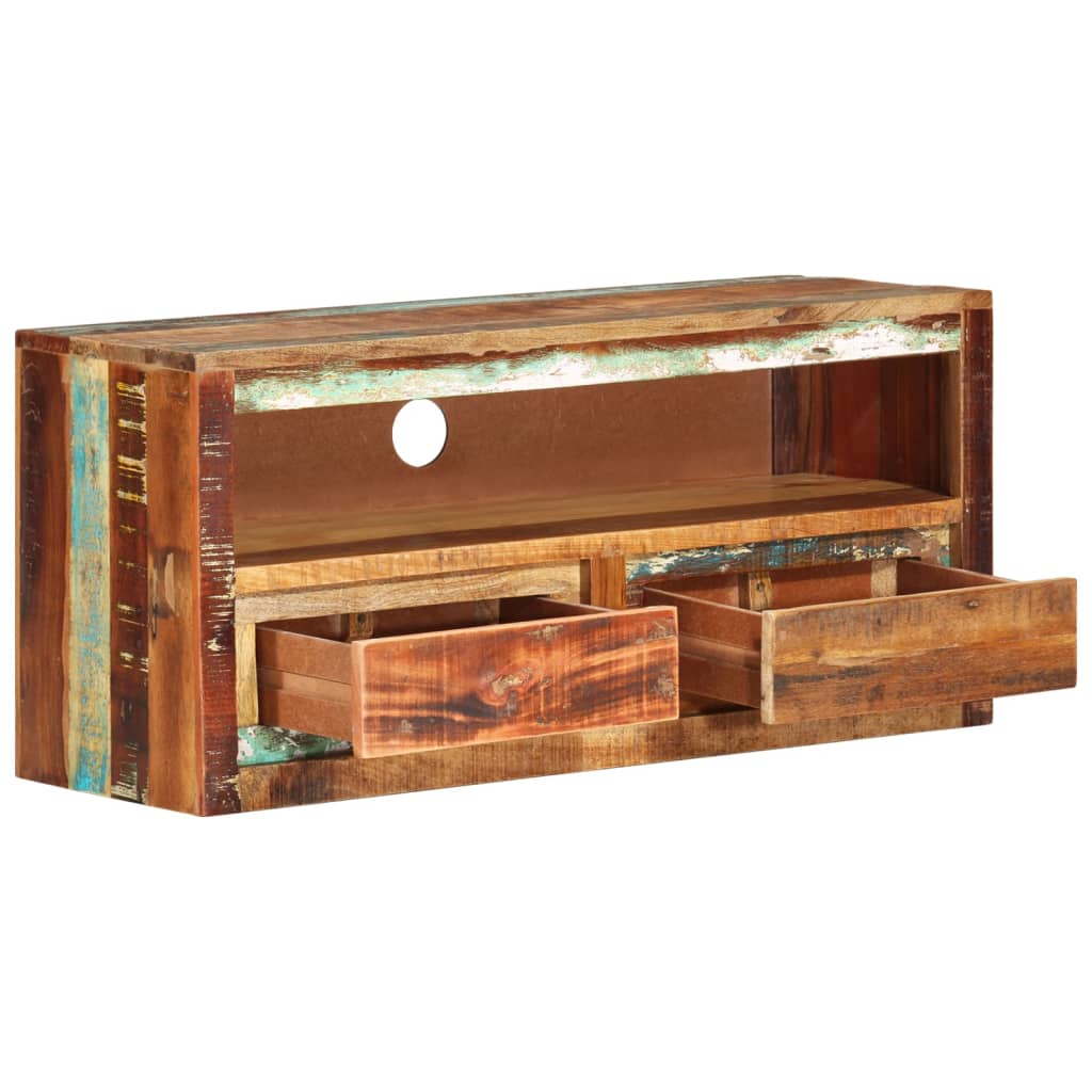 TV ormarić 88 x 30 x 40 cm od masivnog obnovljenog drva
