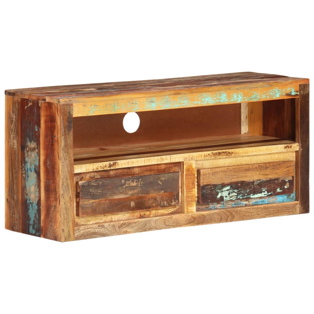 TV ormarić 88 x 30 x 40 cm od masivnog obnovljenog drva