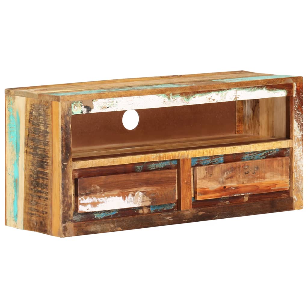 TV ormarić 88 x 30 x 40 cm od masivnog obnovljenog drva