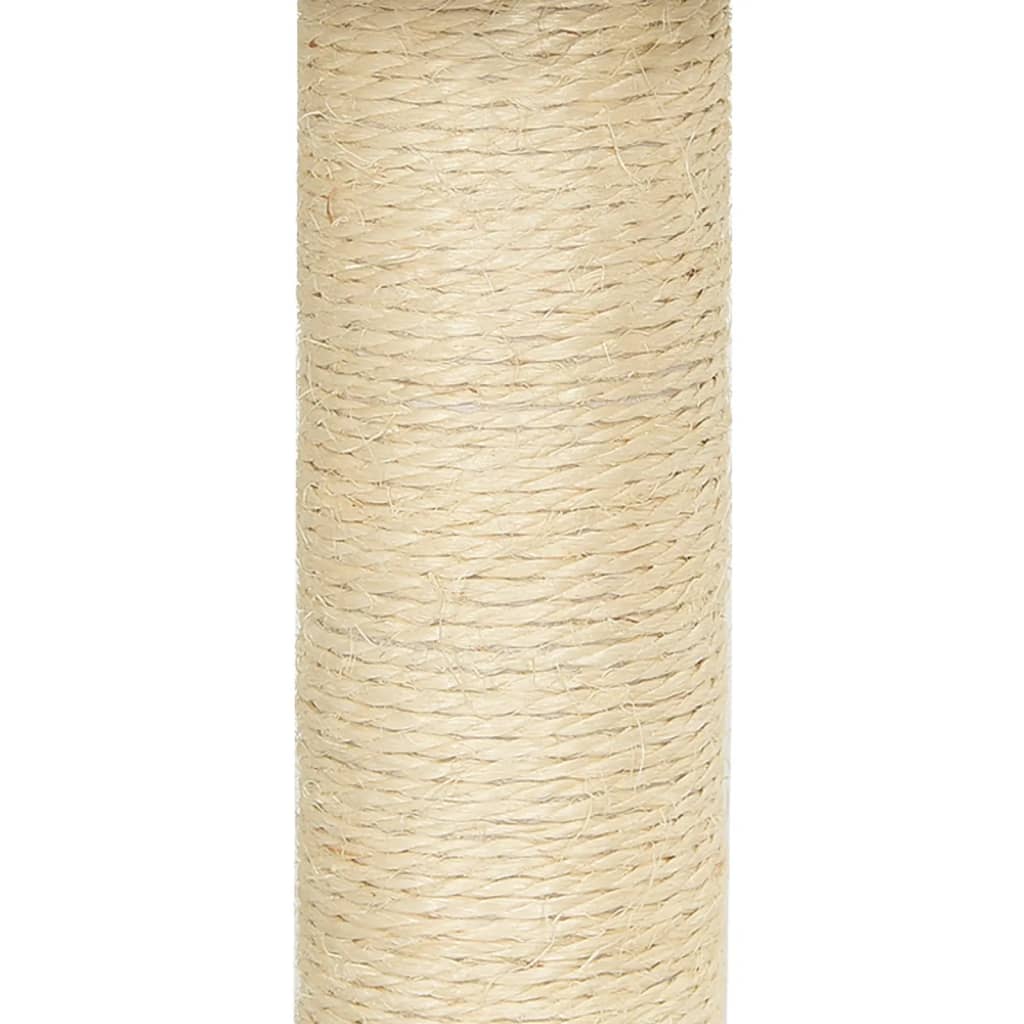 Penjalica za mačke sa stupovima za grebanje svjetlosiva 92 cm