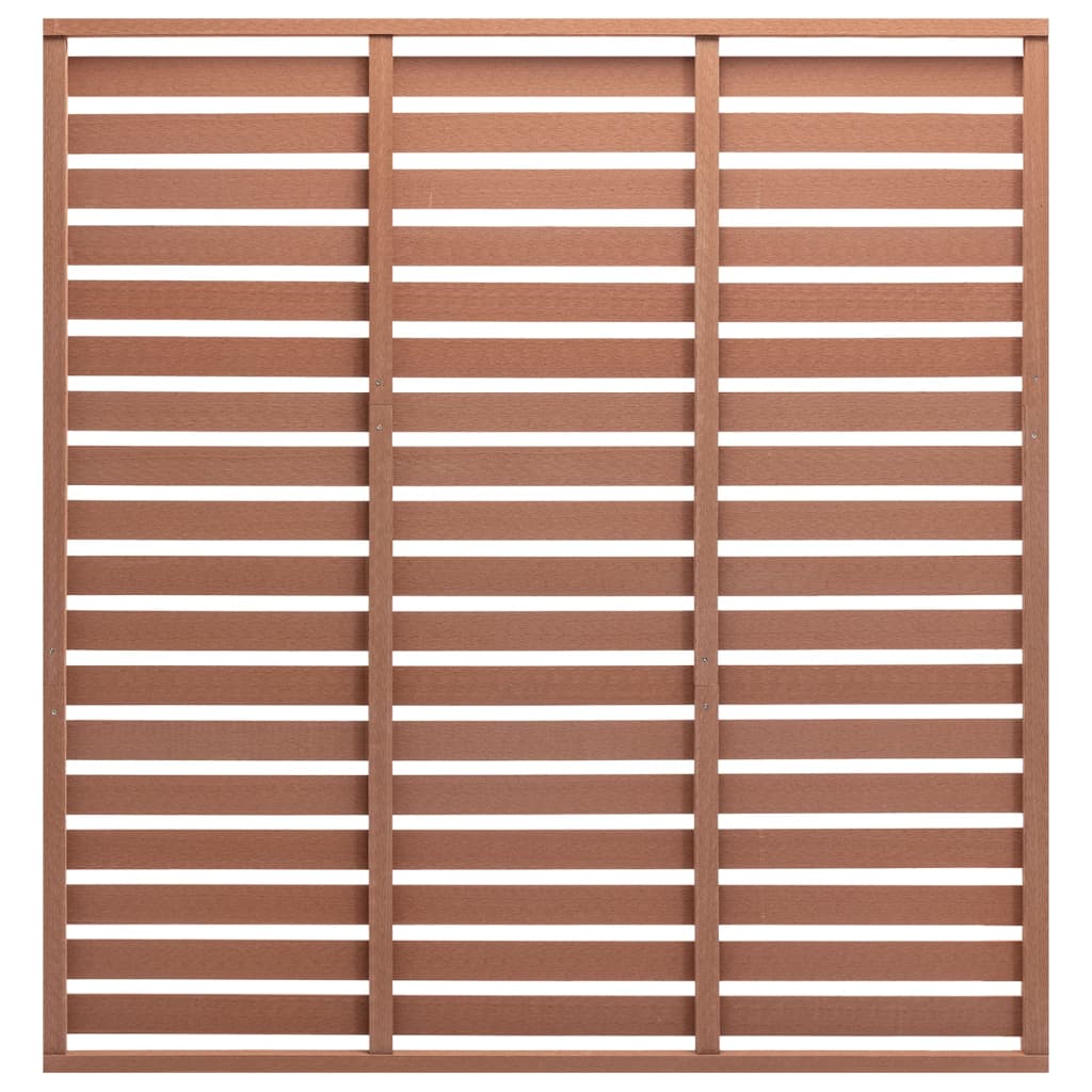 Panel za ogradu WPC 180 x 180 smeđi