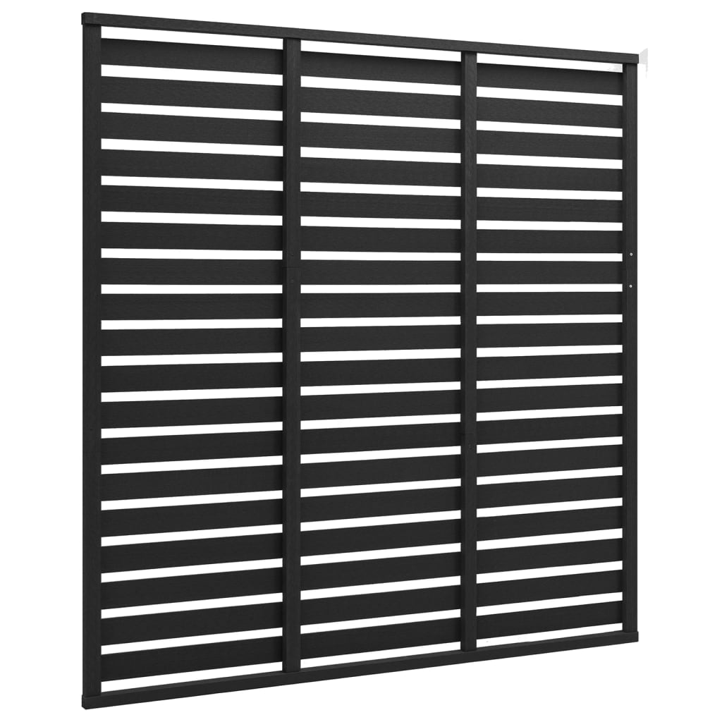 Panel za ogradu WPC 180 x 180 cm crni