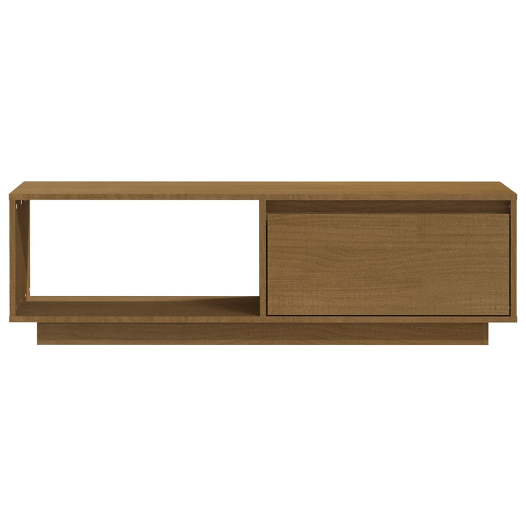 TV ormarić boja meda 110 x 30 x 33,5 cm od masivne borovine