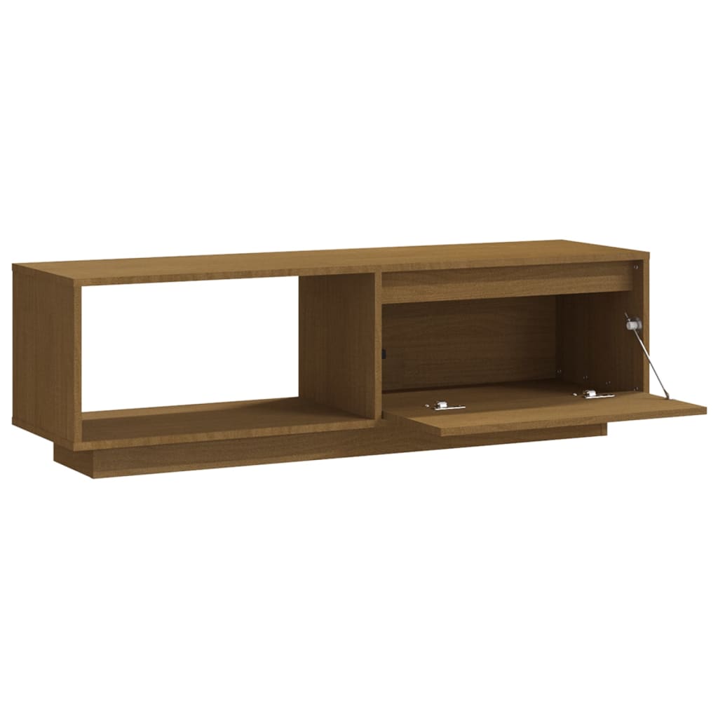 TV ormarić boja meda 110 x 30 x 33,5 cm od masivne borovine