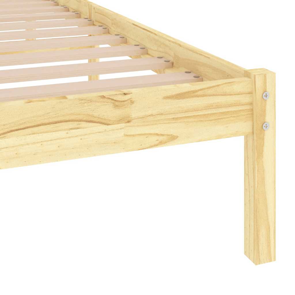 Okvir za krevet od masivnog drva 75 x 190 cm jednokrevetni