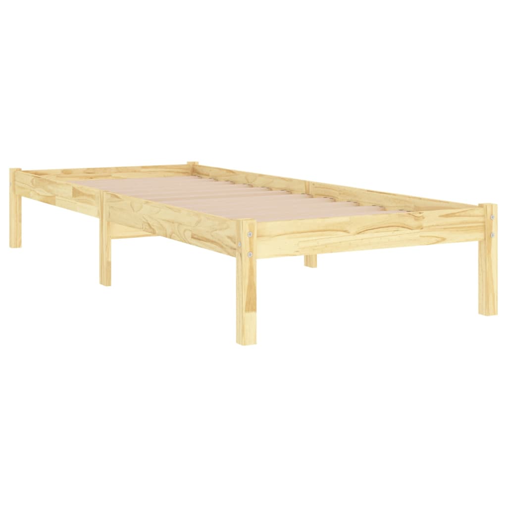 Okvir za krevet od masivnog drva 90 x 190 cm jednokrevetni