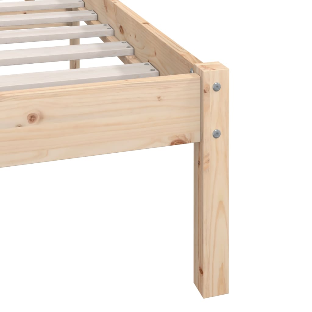 Okvir kreveta bez madraca 120 x 200 cm od masivnog drva