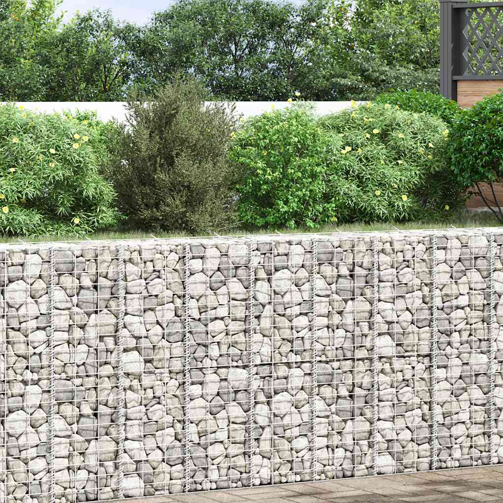 Gabionske povišene gredice 3 kom 30 x 30 x 100 cm željezne
