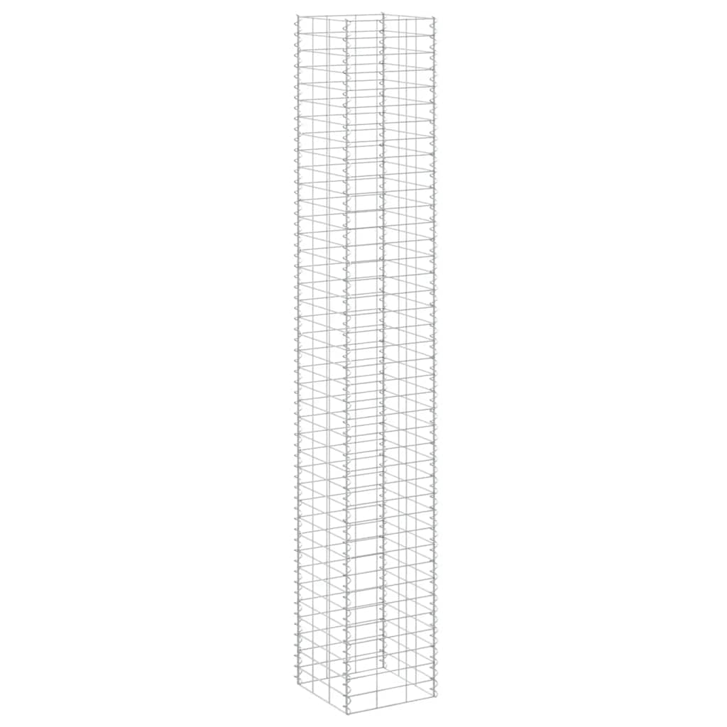 Gabionske povišene gredice 3 kom 30 x 30 x 200 cm željezne