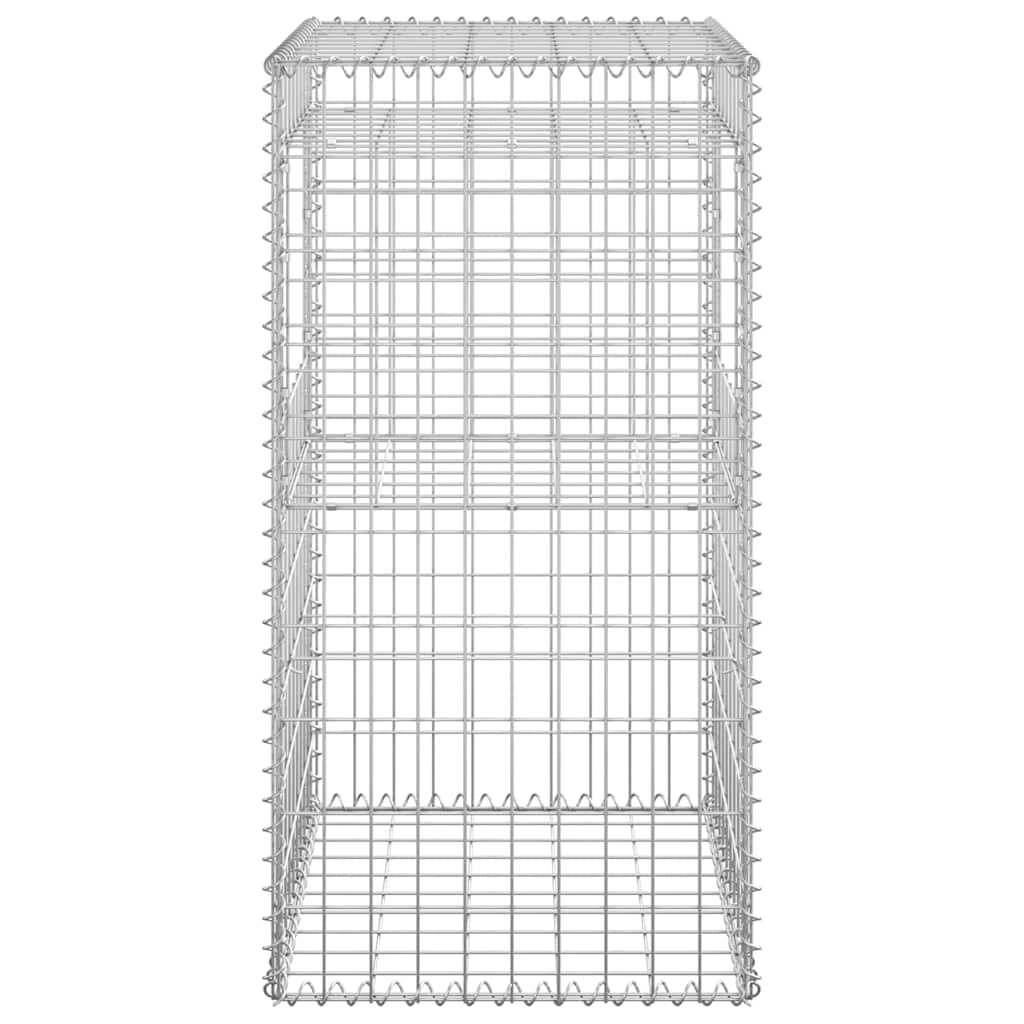 Gabionske stupne košare 2 kom 50 x 50 x 100 cm željezne