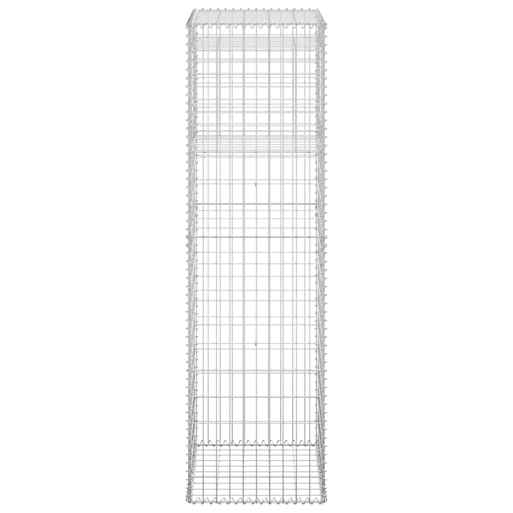 Gabionska stupna košara 50 x 50 x 180 cm željezna