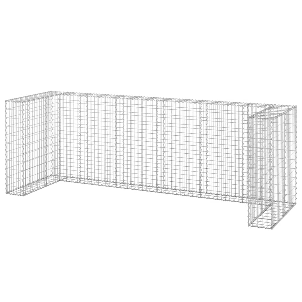 Gabionski zid za kante od pocinčanog čelika 325 x 100 x 110 cm