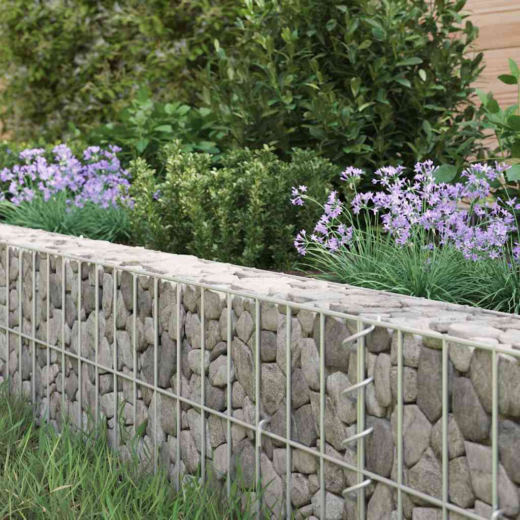 Gabionska povišena gredica od pocinčanog čelika 300x100x20 cm