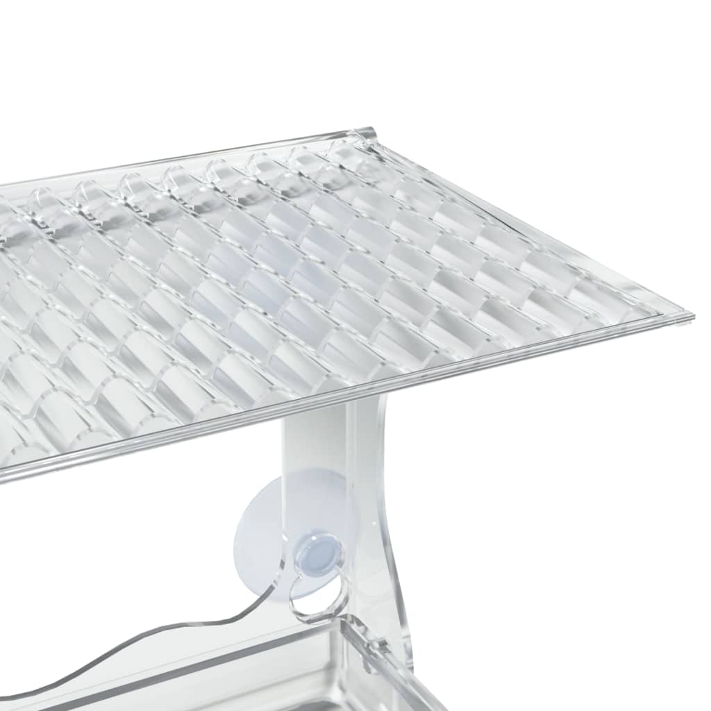 Prozorske hranilice za ptice 2 kom akrilne 30 x 12 x 15 cm