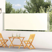 Uvlačiva bočna tenda za terasu 117 x 600 cm krem