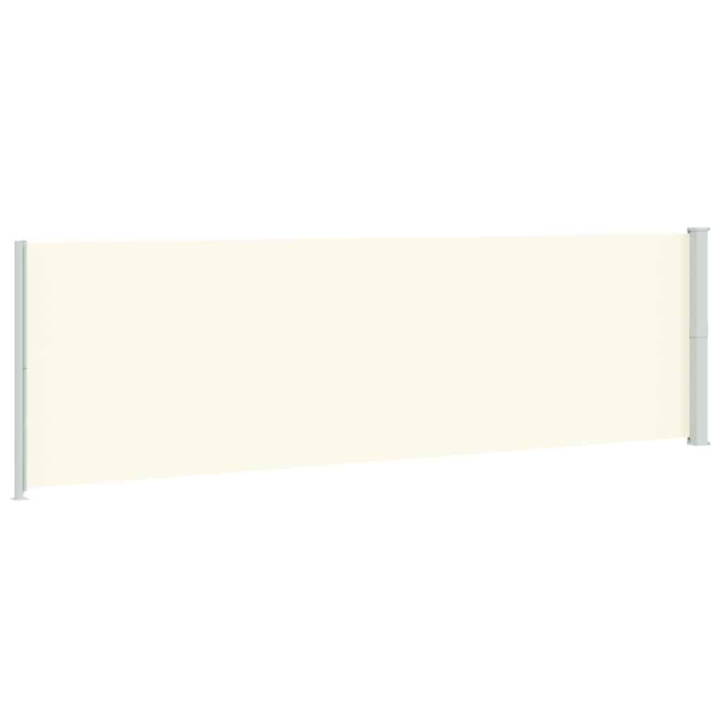 Uvlačiva bočna tenda za terasu 180 x 600 cm krem
