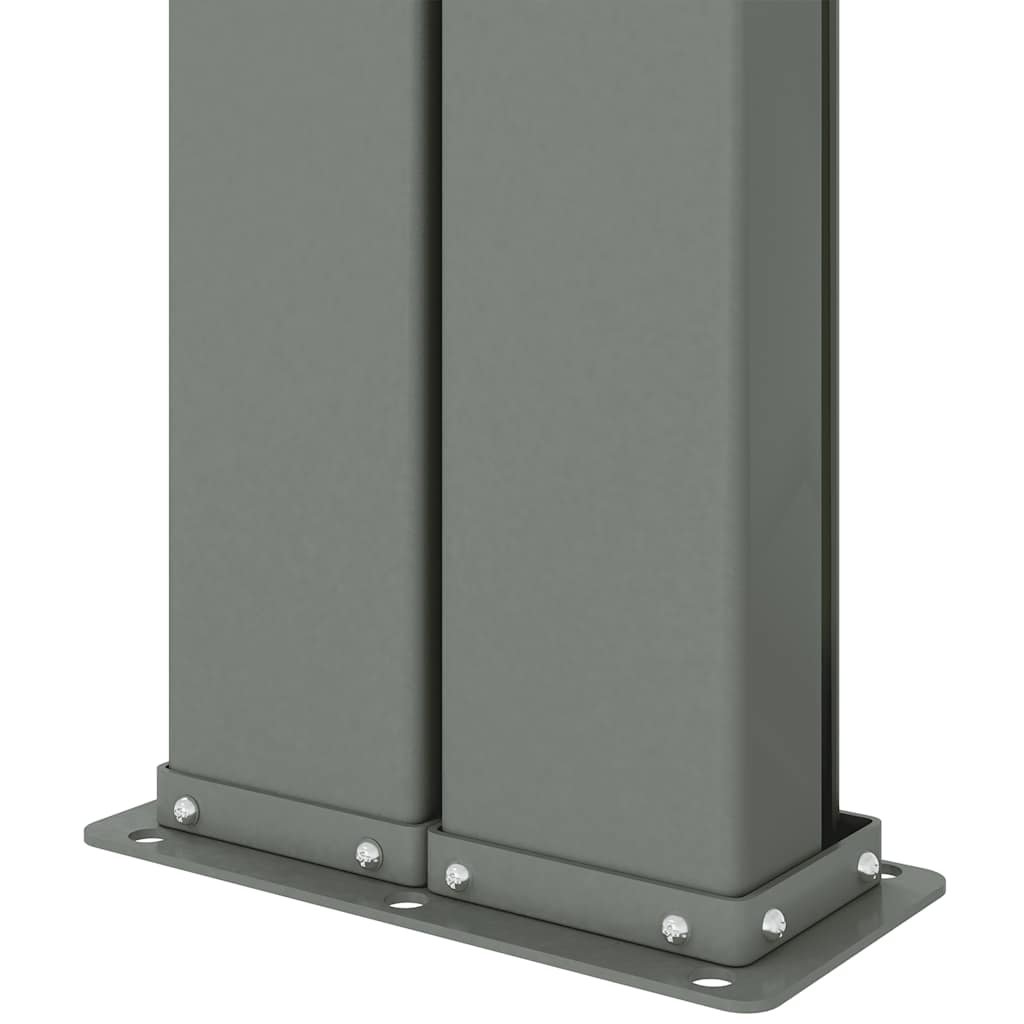 Uvlačiva bočna tenda plava 220 x 1000 cm