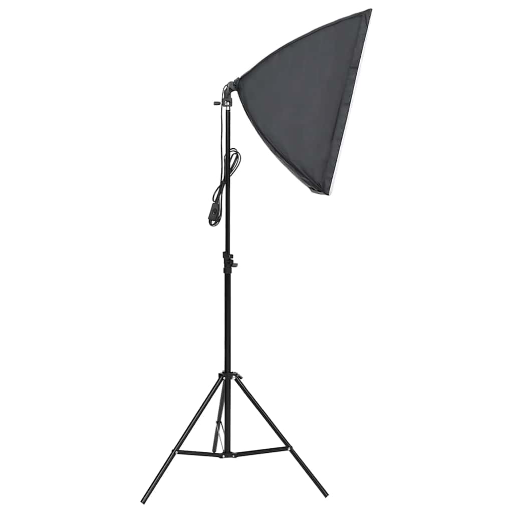 Komplet studijske rasvjete s pozadinama i softboxovima