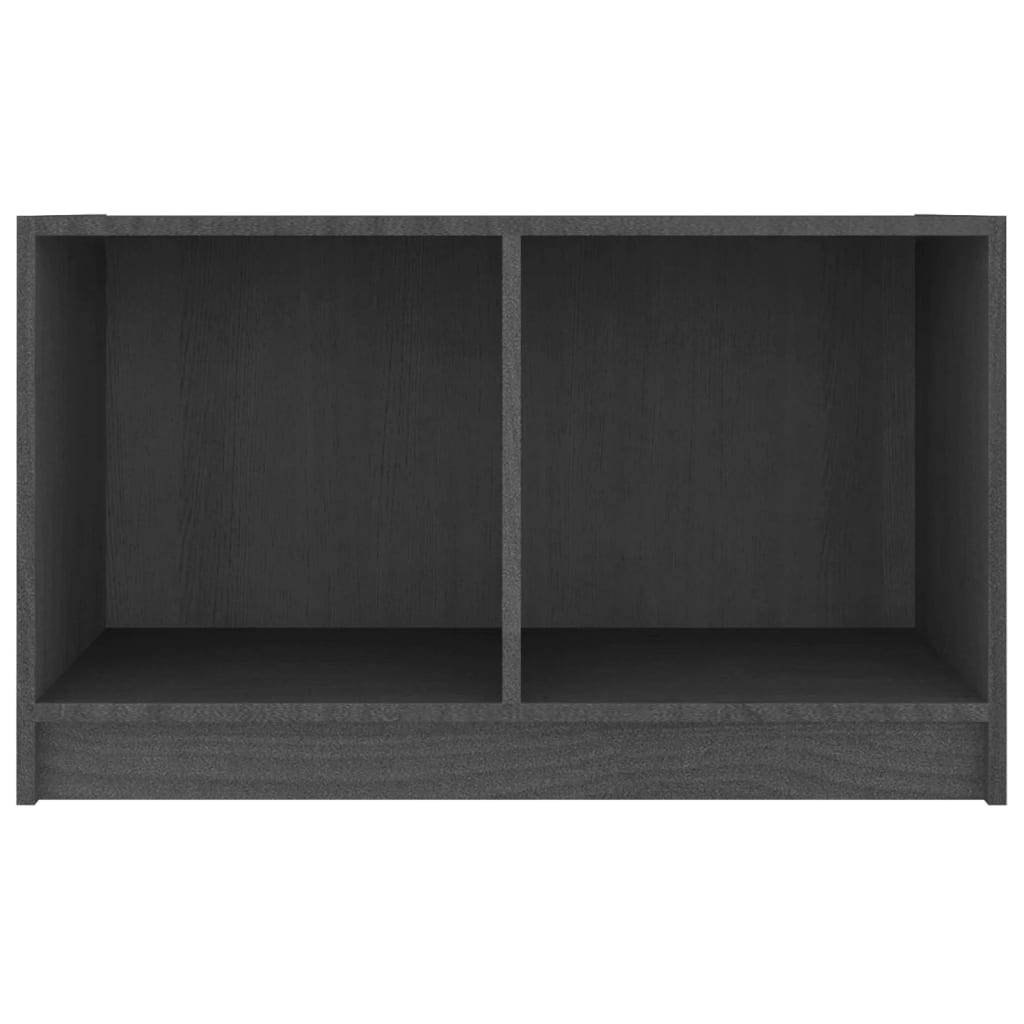TV ormarić sivi 70 x 33 x 42 cm od masivne borovine