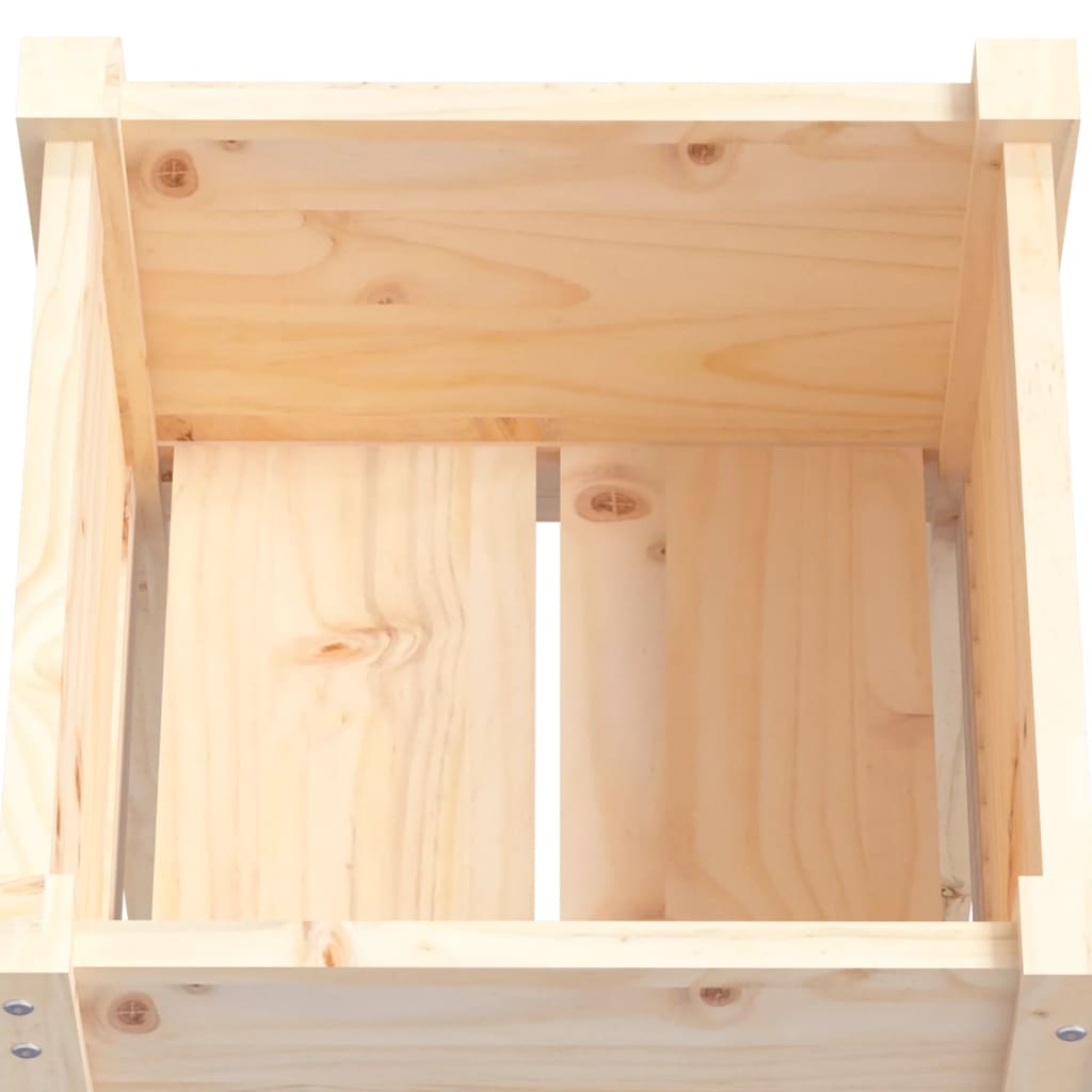Vrtne sadilice 2 kom 50 x 50 x 70 cm od masivne borovine