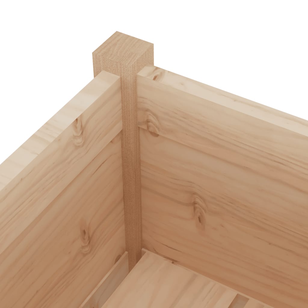 Vrtne sadilice 2 kom 70 x 70 x 70 cm od masivne borovine