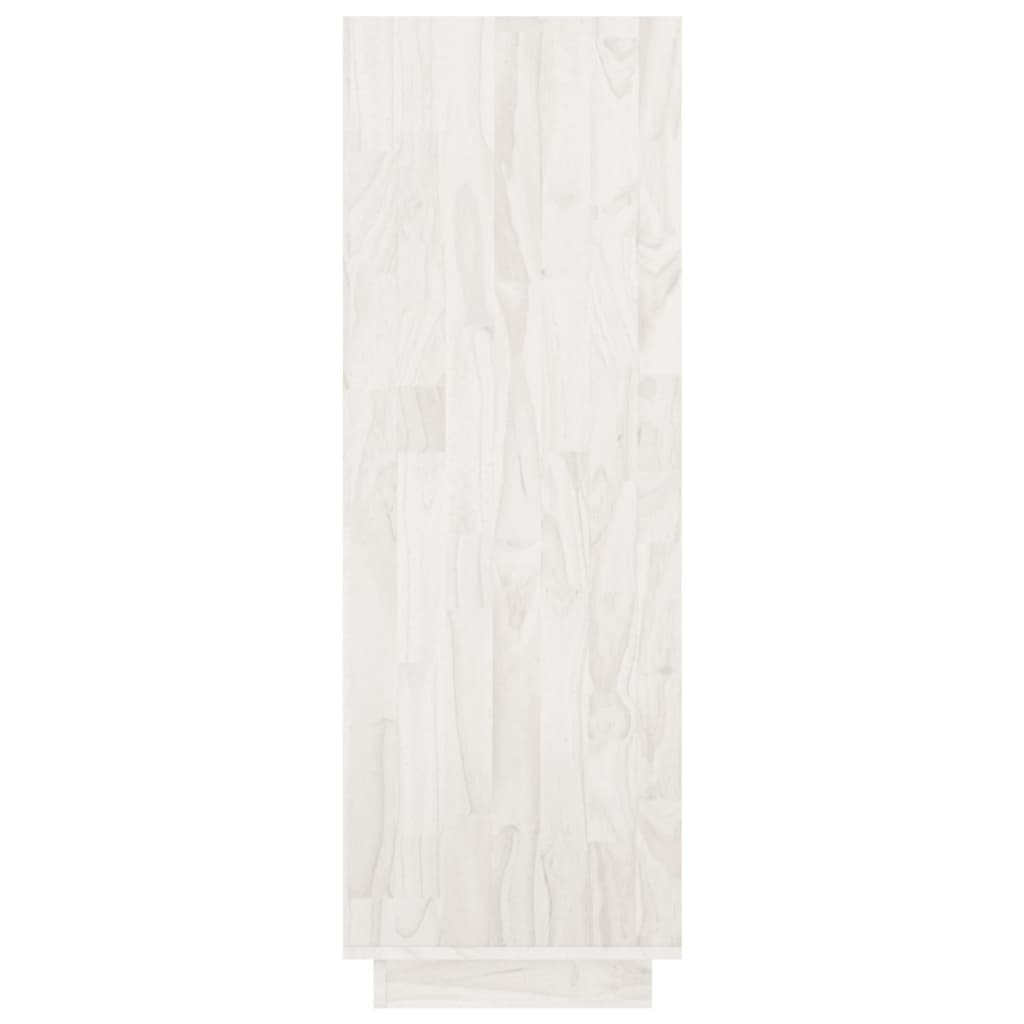 Ormarić za knjige / pregrada bijeli 80x35x103 cm od borovine