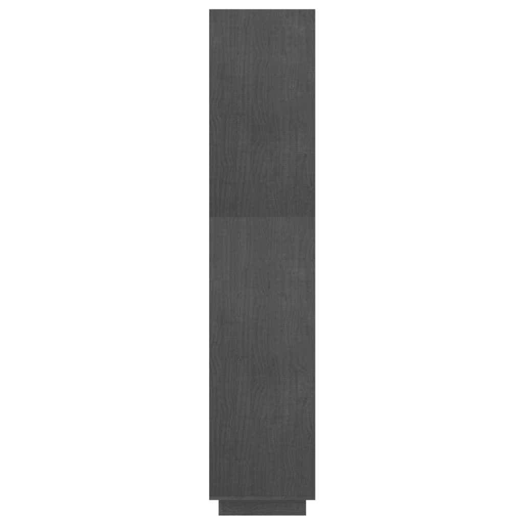 Ormarić za knjige / pregrada sivi 80x35x167 cm od borovine