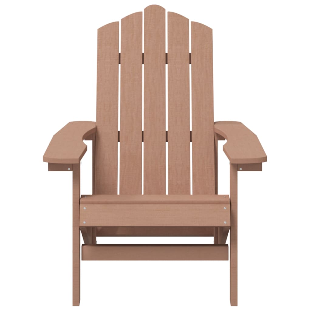 Vrtna stolica Adirondack HDPE smeđa