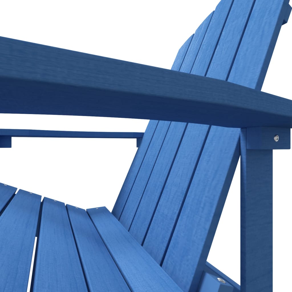 Vrtna stolica Adirondack HDPE plava boja vode