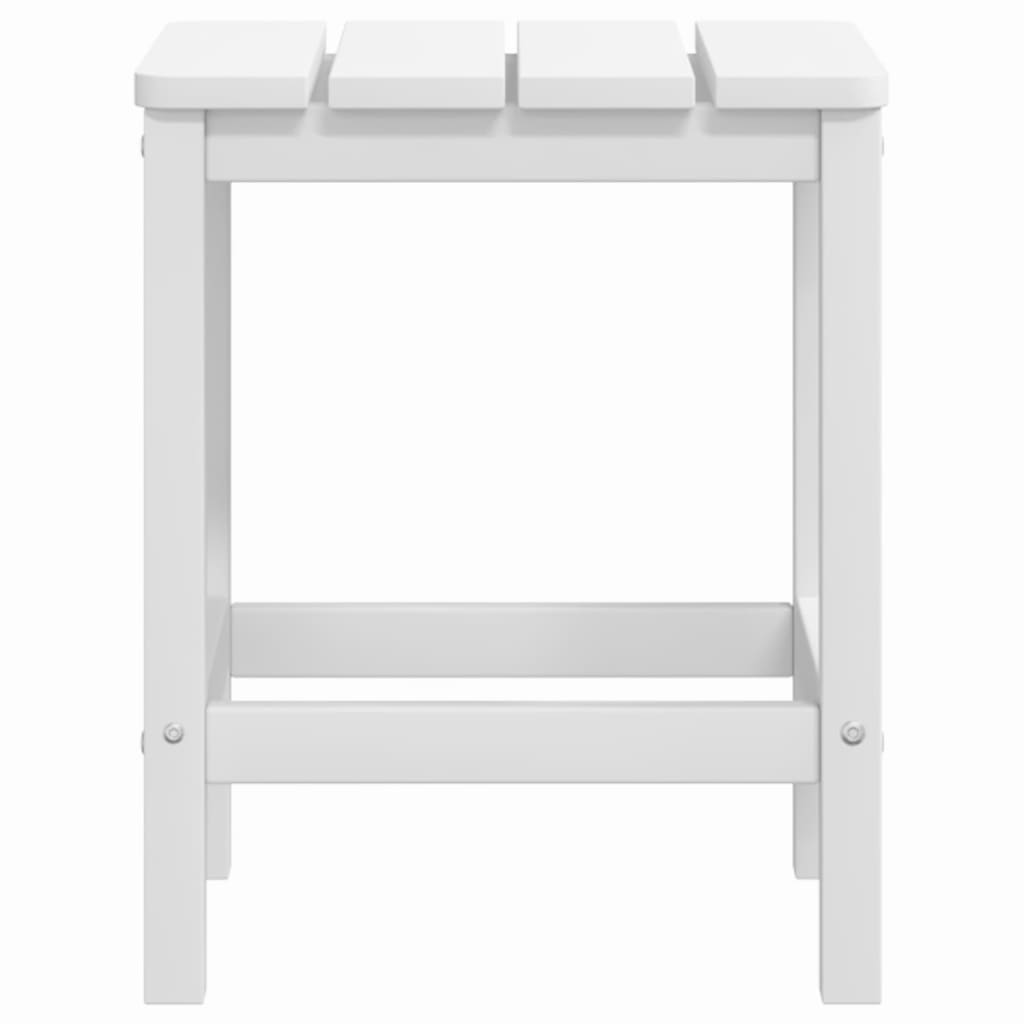Vrtni stol Adirondack bijeli 38 x 38 x 46 cm HDPE
